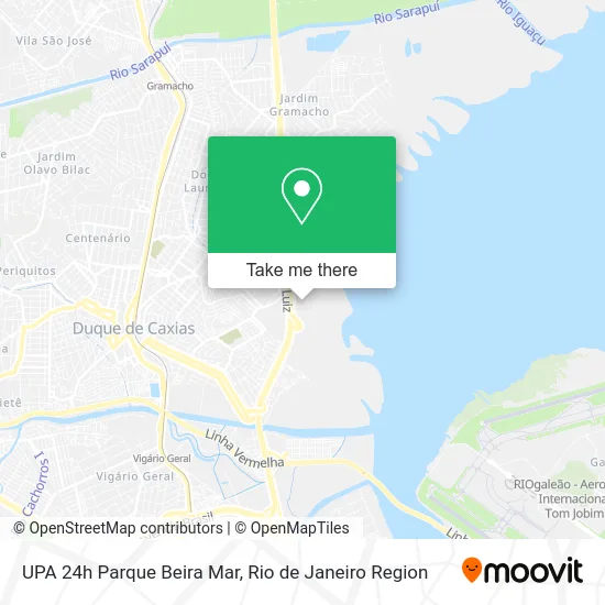 UPA 24h Parque Beira Mar map