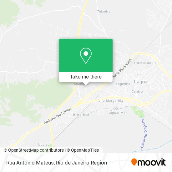 Rua Antônio Mateus map