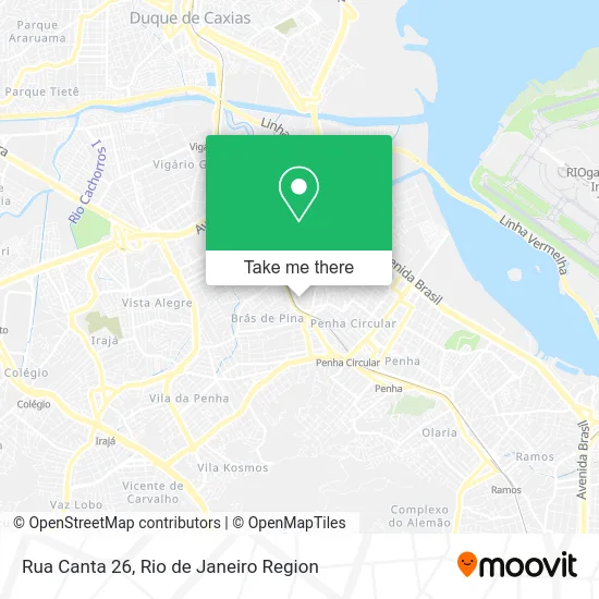Rua Canta 26 map