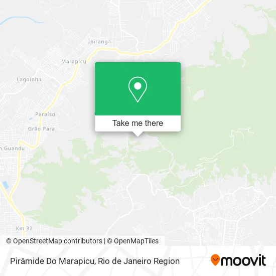 Pirâmide Do Marapicu map