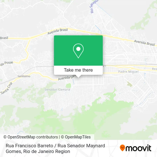 Rua Francisco Barreto / Rua Senador Maynard Gomes map