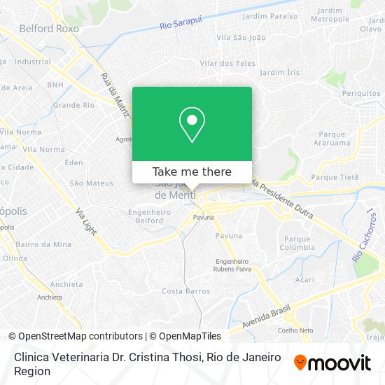 Clinica Veterinaria Dr. Cristina Thosi map