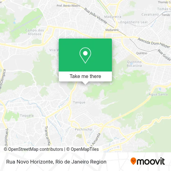 Rua Novo Horizonte map