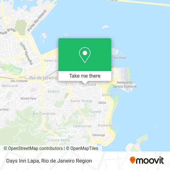 Days Inn Lapa map