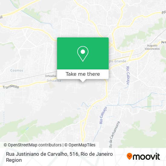 Rua Justiniano de Carvalho, 516 map