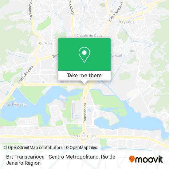 Brt Transcarioca - Centro Metropolitano map