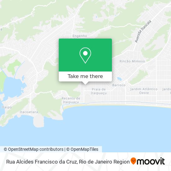 Rua Alcides Francisco da Cruz map