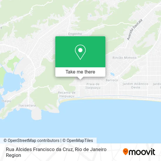 Rua Alcides Francisco da Cruz map
