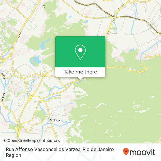 Rua Affonso Vasconcellos Varzea map