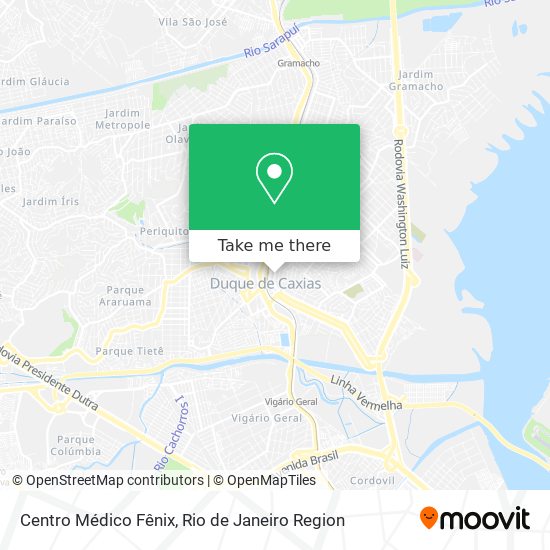 Centro Médico Fênix map