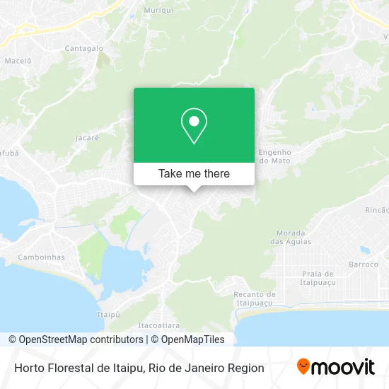 Horto Florestal de Itaipu map