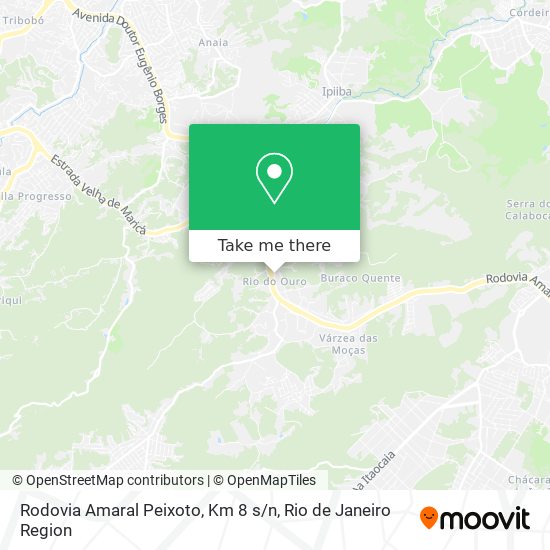 Rodovia Amaral Peixoto, Km 8 s / n map