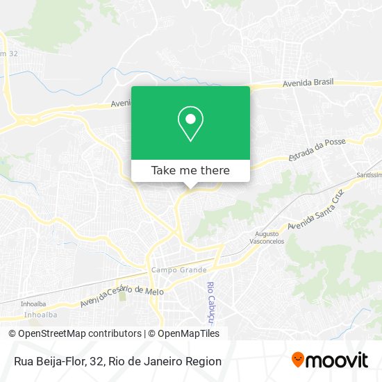 Rua Beija-Flor, 32 map