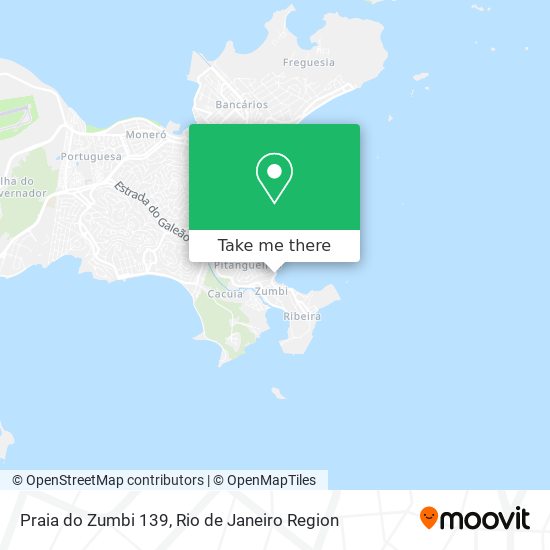 Praia do Zumbi 139 map