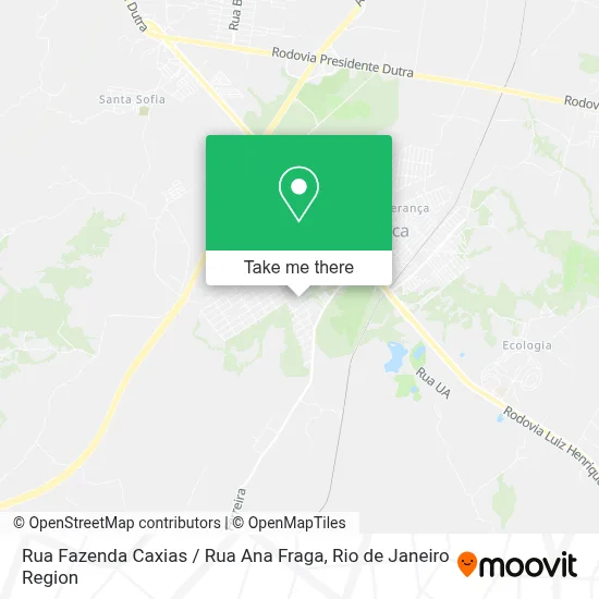 Rua Fazenda Caxias / Rua Ana Fraga map