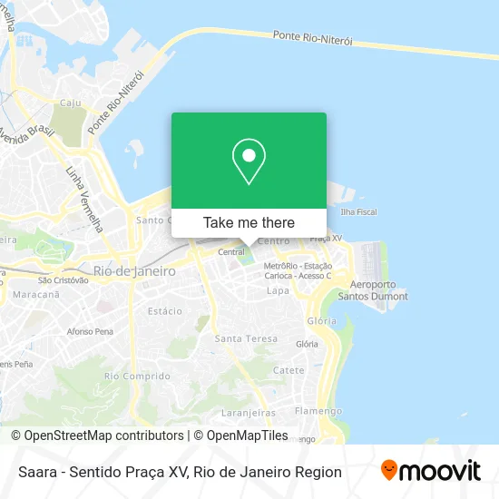 Saara - Sentido Praça XV map