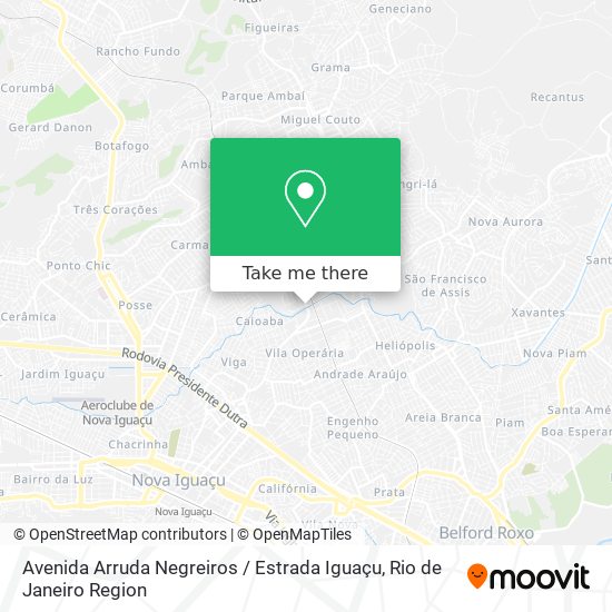 Avenida Arruda Negreiros / Estrada Iguaçu map