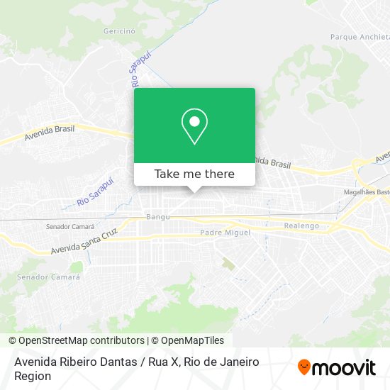 Avenida Ribeiro Dantas / Rua X map