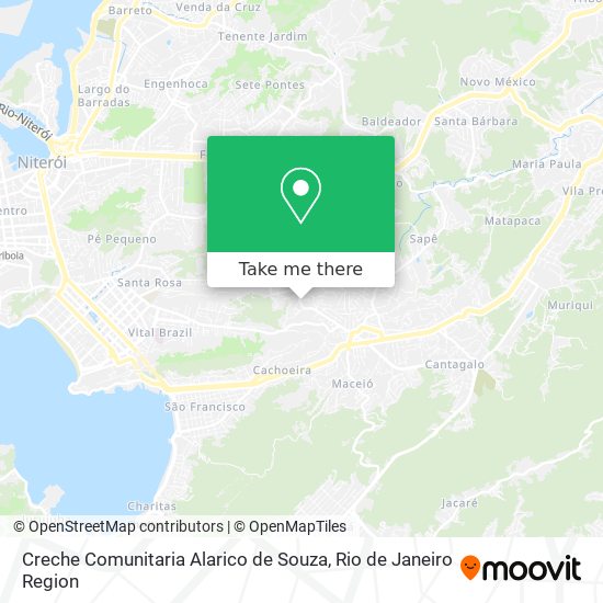 Creche Comunitaria Alarico de Souza map
