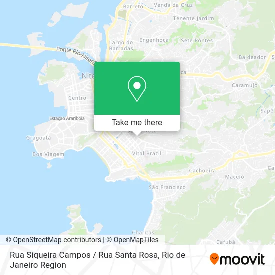 Rua Siqueira Campos / Rua Santa Rosa map