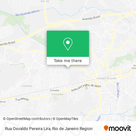Rua Osvaldo Pereira Lira map