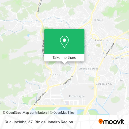 Rua Jaciaba, 67 map