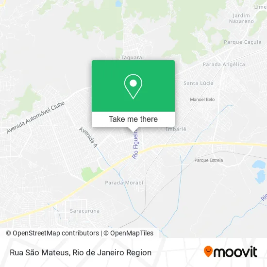Rua São Mateus map