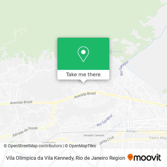 Vila Olímpica da Vila Kennedy map