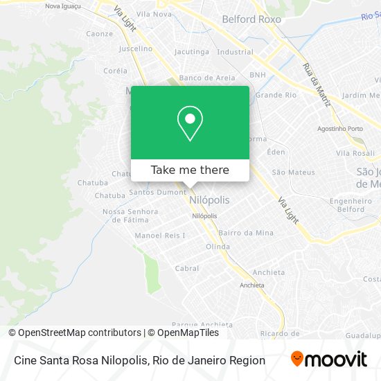 Cine Santa Rosa Nilopolis map