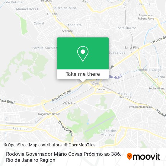 Rodovia Governador Mário Covas Próximo ao 386 map