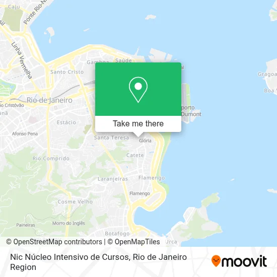 Nic Núcleo Intensivo de Cursos map