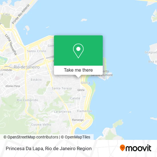 Princesa Da Lapa map