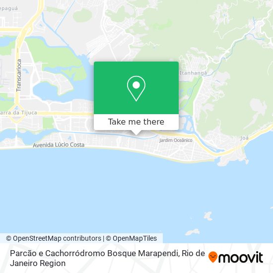 Parcão e Cachorródromo Bosque Marapendi map