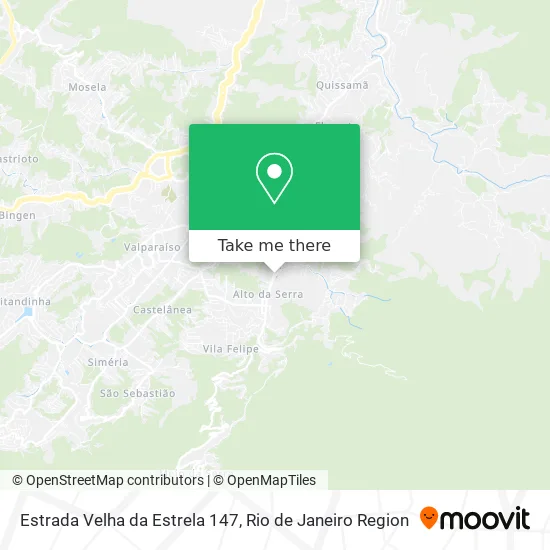 Estrada Velha da Estrela 147 map