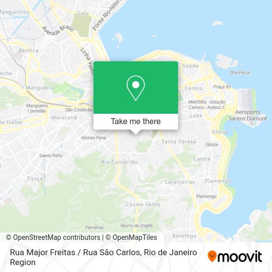 Rua Major Freitas / Rua São Carlos map