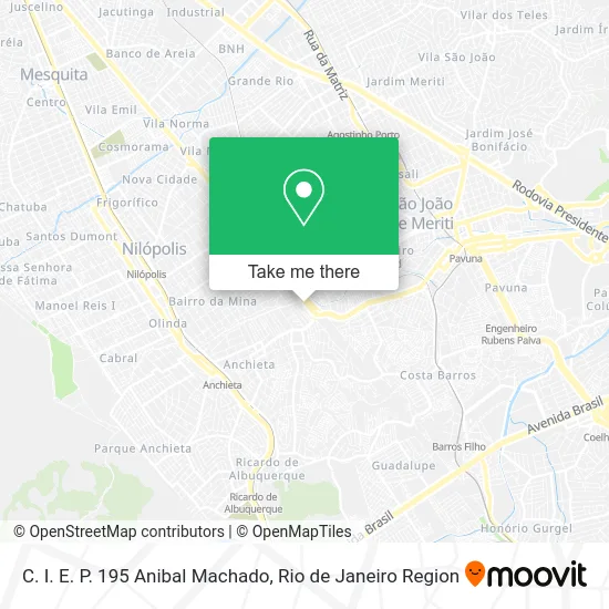 C. I. E. P. 195 Anibal Machado map