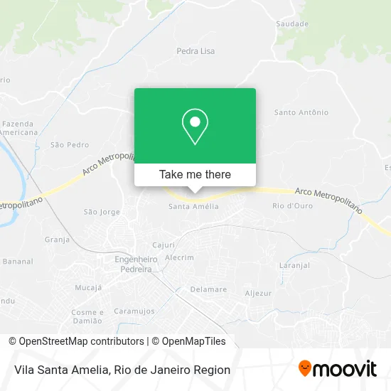Vila Santa Amelia map