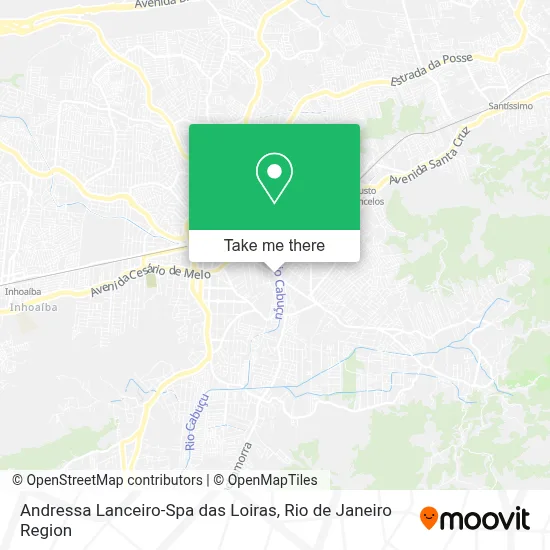 Andressa Lanceiro-Spa das Loiras map
