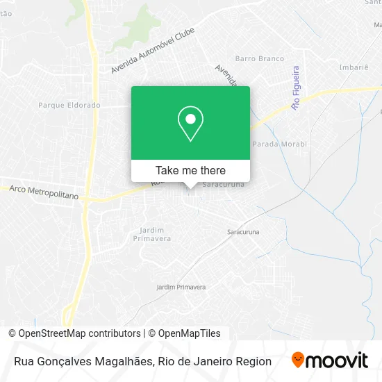 Rua Gonçalves Magalhães map