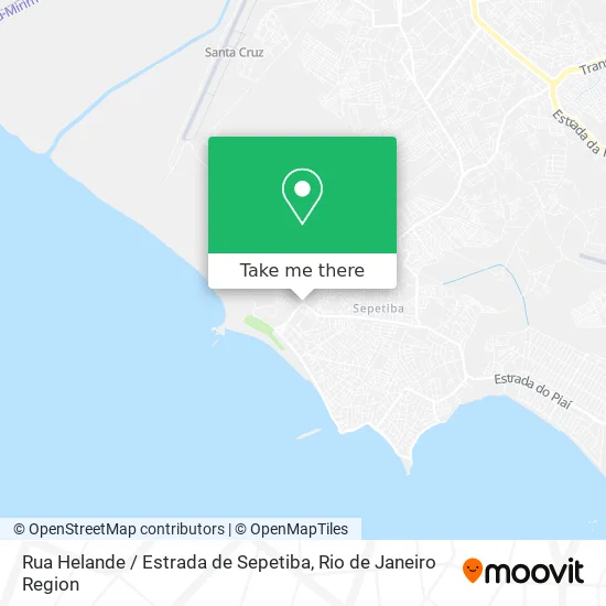 Rua Helande / Estrada de Sepetiba map
