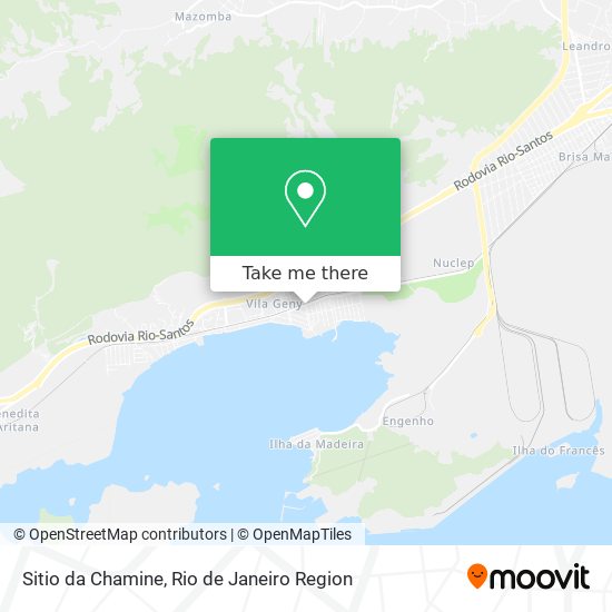 Sitio da Chamine map