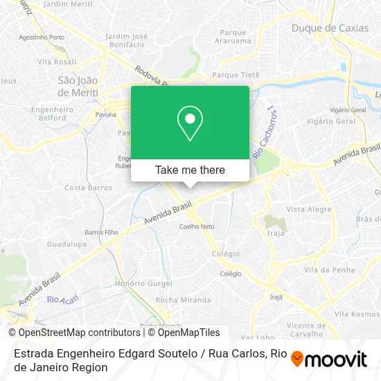 Estrada Engenheiro Edgard Soutelo / Rua Carlos map