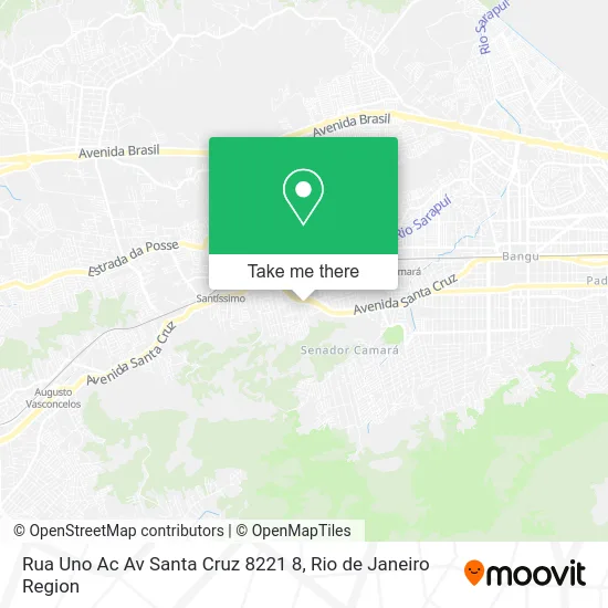 Rua Uno Ac Av Santa Cruz 8221 8 map