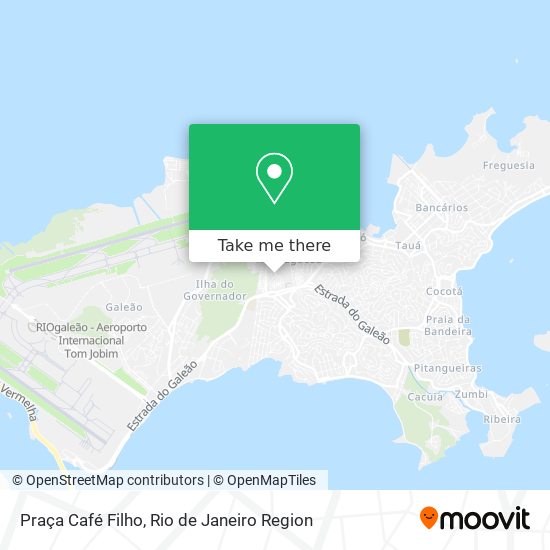 Mapa Praça Café Filho