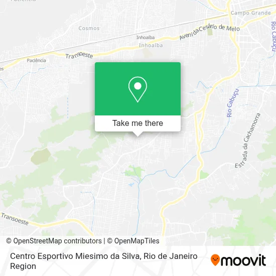 Centro Esportivo Miesimo da Silva map