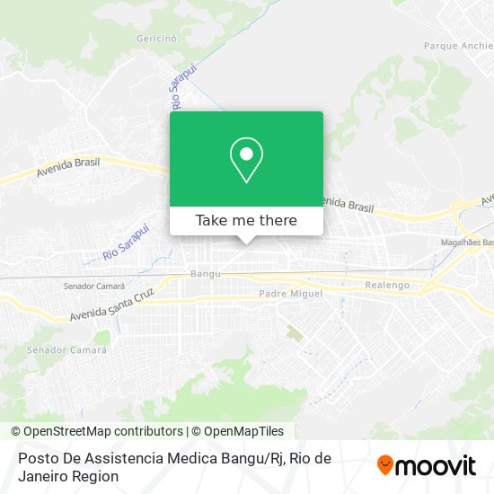 Posto De Assistencia Medica Bangu / Rj map