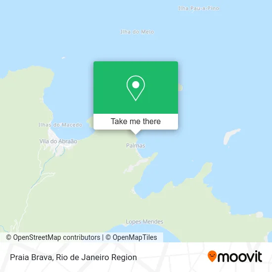 Praia Brava map