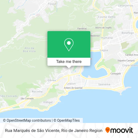 Rua Marquês de São Vicente map