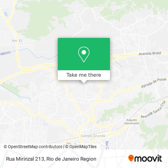 Rua Mirinzal 213 map
