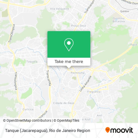 Mapa Tanque (Jacarepaguá)